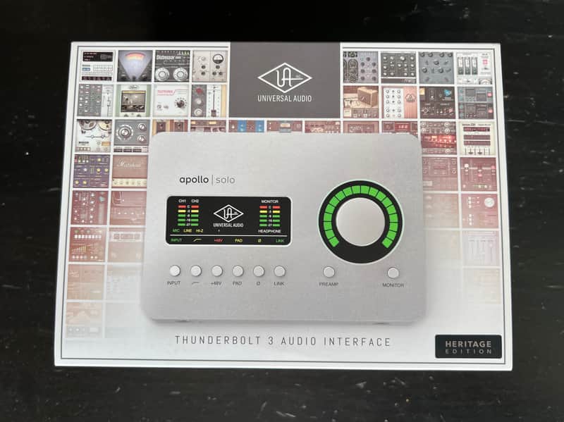MINT Universal Audio Apollo Solo Thunderbolt 3 Audio Interface 2020 - Present - Silver image 1