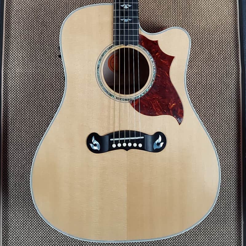 2002 Gibson Dove Artist Cutaway Flame Maple Back and Sides Great Player! (A-19) image 1