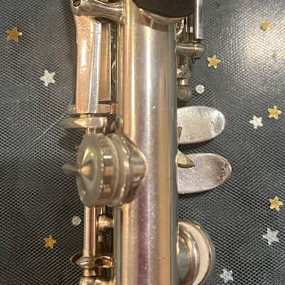 H.Bettoney "Silva Bet" Metal Clarinet 1930-40 - Silver image 19