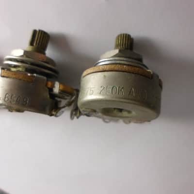 Vintage 1965 Fender Stratocaster Pots 250K CTS Potentiometers image 4