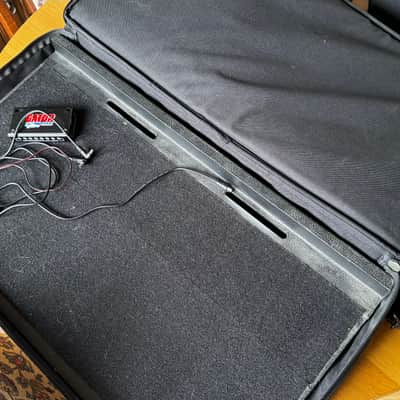 Gator GPT-PRO Pro Size Pedal Tote with Carry Bag 2010s - Black image 2