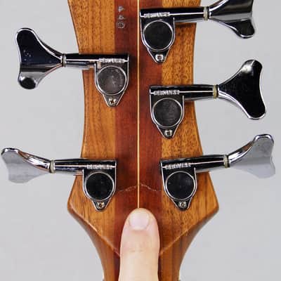 Tobias Basic 5 Bass - Pre Gibson1985 Fretted Converted to Fretless American Black Walnut image 10