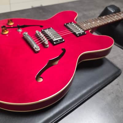 Epiphone ES-335 DOT LH Left Hand Cherry Red HARD CASE Lefty Handed 335 ES335 Semi-Hollowbody Hollow Body Electric Guitar image 8