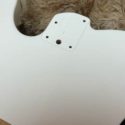 2025 Fender Finneas Artist Series Limited Edition American Acoustasonic Telecaster Body - Satin Arctic White image 6
