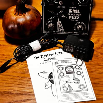 RML Retro Mechanical Labs Electron FUZZ Custom in Fallout Black image 2