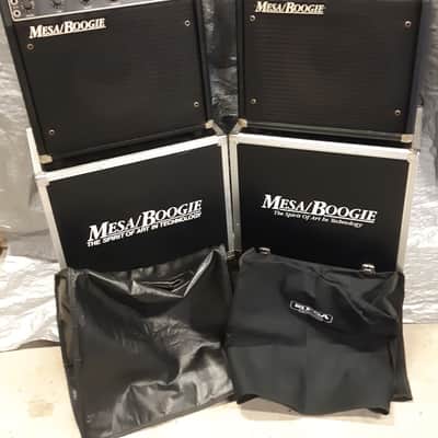 Mesa Boogie MARK III SRGX 1989 BLUE STRIPE with 1990 SATELLITE 60 VALVE 5881/6L6 with SOFT COVERS and ROADCASES image 2