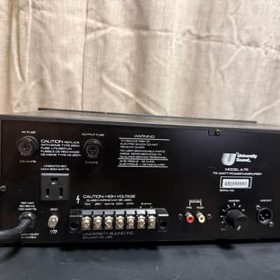 University Sound A75 Power Amplifier Mid-90's image 5