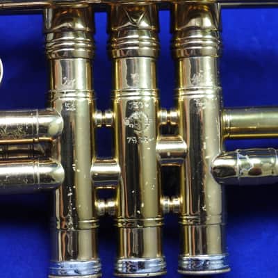 Selmer Paris Grand Prix model 20 Bb trumpet 1950 Lacquered Brass image 13