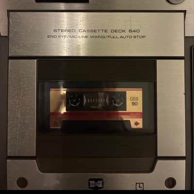 Vintage 70's - Technics Stereo Cassette Deck RS-640US Recorder Mixer image 3