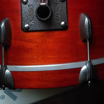 Gretsch Broadkaster Vintage Drum Set Satin Burnt Orange image 17