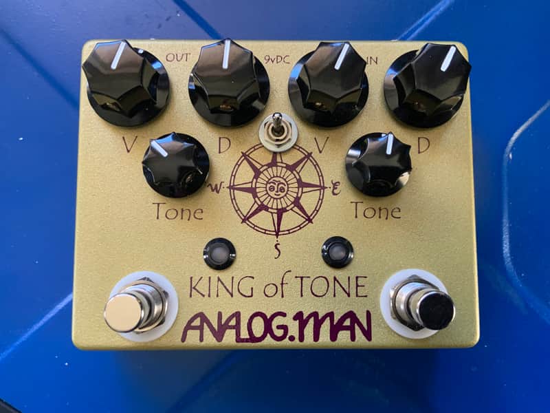Analogman King of Tone V4 with Yellow Side High Gain Option | Reverb