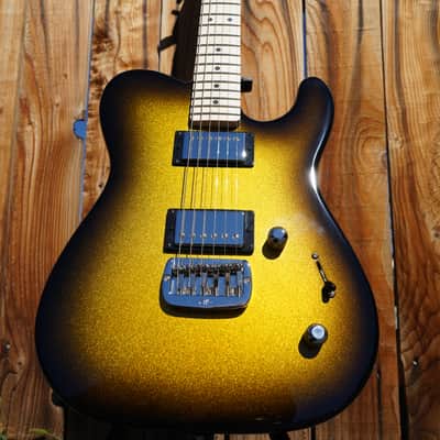 G&L USA ASAT HH RMC Goldburst 6-String Electric Guitar w/ Black Tolex Case (2022) image 5