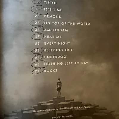 Imagine Dragons - Night Visions - Guitar tab / tablature Book image 3