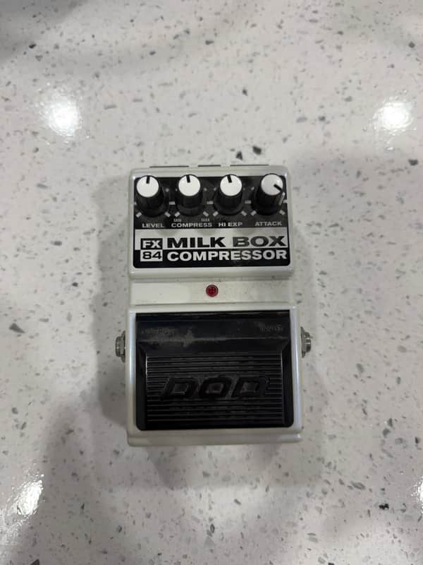 DOD Milk Box Compressor FX84 White 1990s | Reverb