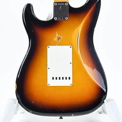 Fender Custom Shop 60 Stratocaster RW Relic 3 Color Sunburst #R127987 image 9