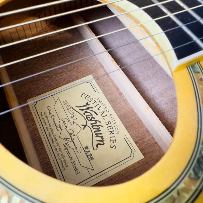 Washburn Festival Series EA26 Craig Chaquico Signature Acoustic