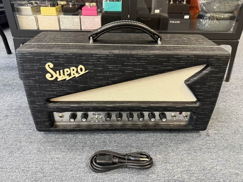 Supro 1932RH Royale 50-Watt Guitar Amp Head 2022 - Present - Black Scandia- Excellent shape! image 1