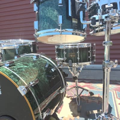 D'Amico Custom 5pc kit RARE 90s - Green Marble image 10