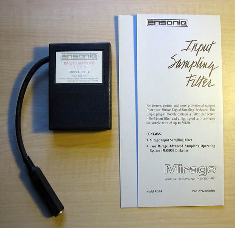 Ensoniq ISF-1 : Mirage Input Sampling Filter with Original Instruction Sheet - RARE SYNTH ACCESSORY image 1