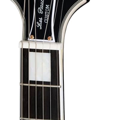 Epiphone Les Paul Custom Electric Guitar (with Case), Ebony image 3