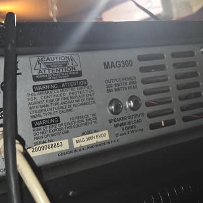Ashdown MAG 300 Evo II bass head amplifier image 2