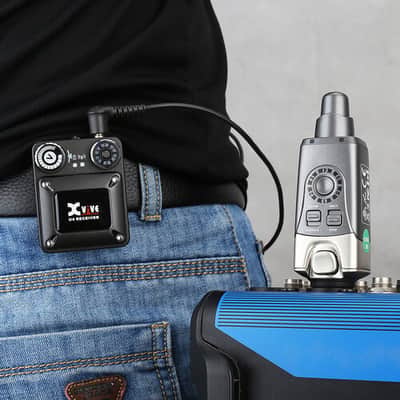 Xvive U4R4 Wireless In Ear Monitor System with 4 Receivers 2.4GHz for Live Performance image 14
