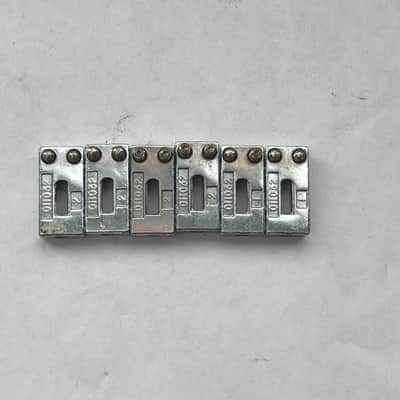 Saddles for Vintage 1970s Fender Telecaster Deluxe / Thinline - full set of 6 image 2