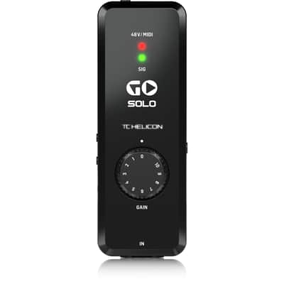 TC-Helicon GO SOLO Audio/MIDI Interface for Mobile Devices image 1