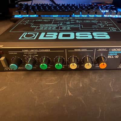 Boss RCL-10 Micro Rack Series Compressor Limiter 1985 - 1990 - Black