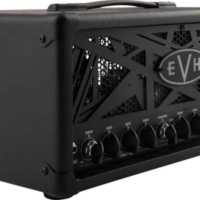 EVH 5150III Stealth Electric Guitar Tube Head, 50W, Stealth Black image 2