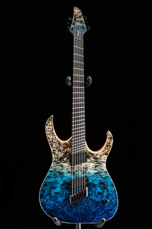 Mayones Duvell Elite 6 VF Trans Jeans Black Horizon Blue Gloss image 1