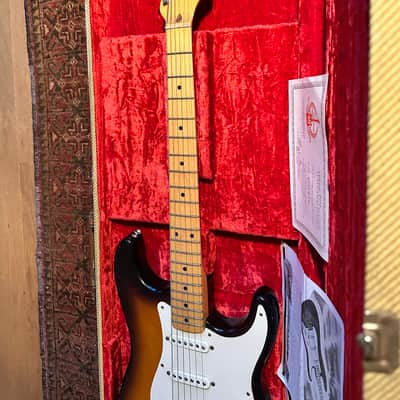 Fender 60th Anniversary American Vintage '54 Stratocaster 2014 - 2-Color Sunburst image 6