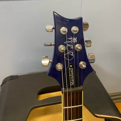 PRS SE Standard 24 2018 - 2023 - Translucent Blue with PRS gig bag image 2
