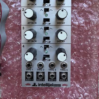 Intellijel Quadra Quad Function / Envelope Generator Eurorack Synth Module 2013 - 2019 Silver image 2