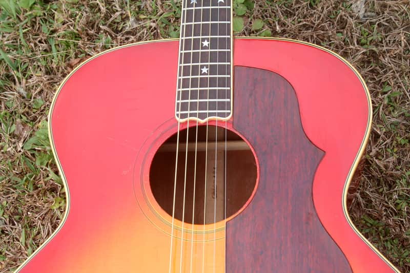 Greco Canda 404 J200 style guitar 1973 Sunburst+Hard Case | Reverb