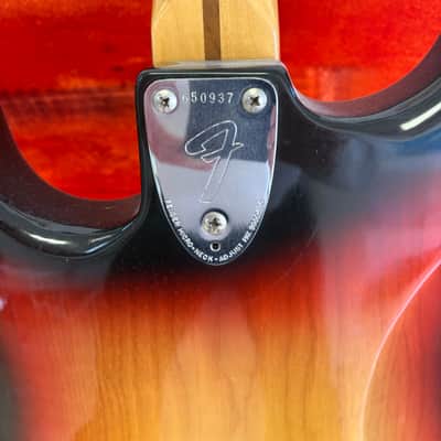 Fender Stratocaster 1975 - 3 color sunburst image 8