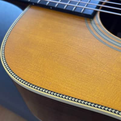 2021 Martin Custom Shop Aged Adirondack Wild Grain Rosewood back and sides image 7