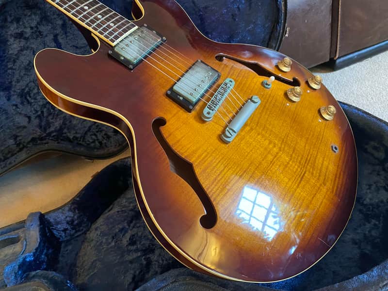Greco Rare Vintage SA900 Semi-Acoustic 1978 Figured Tobacco