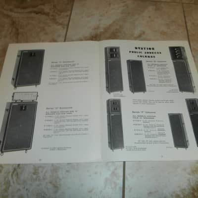 Vintage 1968 Ovation Third Generation Amplifier Catalog and Price List! Rare, Original Case Candy! image 5