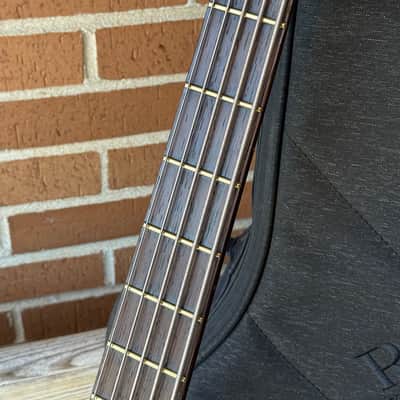 2006 Warwick Corvette FNA Jazzman 5 String with Bag - Honey Violin Oil image 4