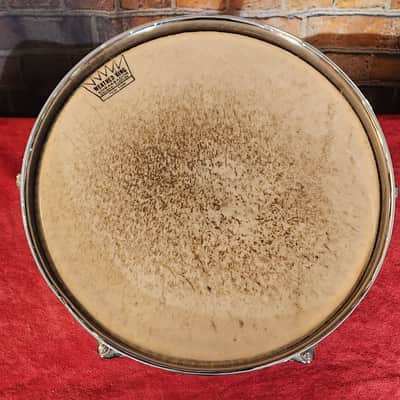 Vintage 1960s Rogers Spotlight 8x12" Rack Tom Drum Black Pearl Wrap image 9