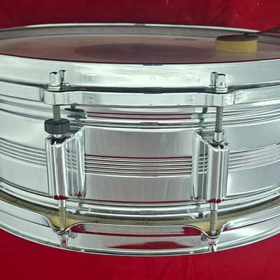 Rogers Dyna-Sonic 14x5 Snare Drum 1960s - Chrome Over Brass image 6