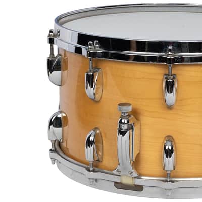 Used Gretsch 8x14 1980s Square Badge Snare Drum Maple image 5