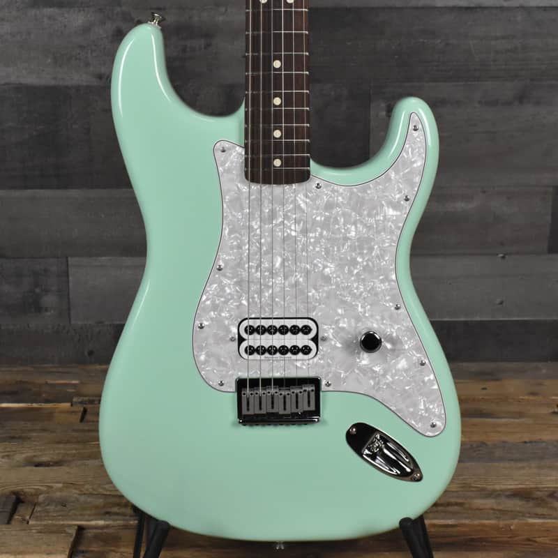 Mint Fender LTD Tom DeLonge Stratocaster - Surf Green with Deluxe Gig Bag image 1