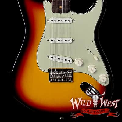 Fender Custom Shop Vintage Custom '59 1959 Hardtail Stratocaster  Time Capsule Package TCP Chocolate 3-Color Sunburst 6.90 lbs image 1