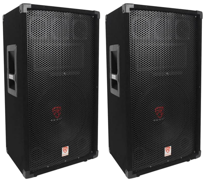 (2) Rockville RSG12 12” 3-Way 1000 Watt 8-Ohm Passive DJ/Pro Audio PA Speaker image 1