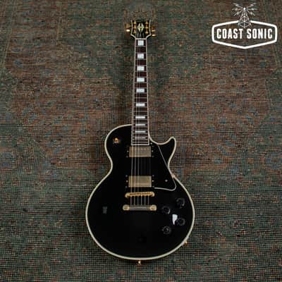 2001 Epiphone by Gibson Les Paul Custom LPC-80 Made in Japan Fujigen image 2