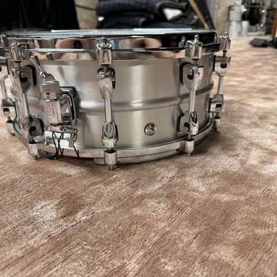 Tama PAL146 Starphonic Aluminum 6x14" Snare Drum 2010 - Present - Matte Aluminum image 2