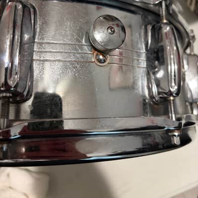 Slingerland Super Sound King Snare Drum - Dual Super Snare Strainer 1960s - Chrome over brass image 5