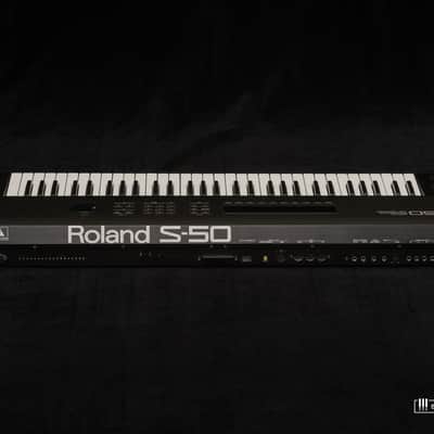 Roland S-50 61-Key Digital Sampling Keyboard 1986 - 1990 - Black image 4